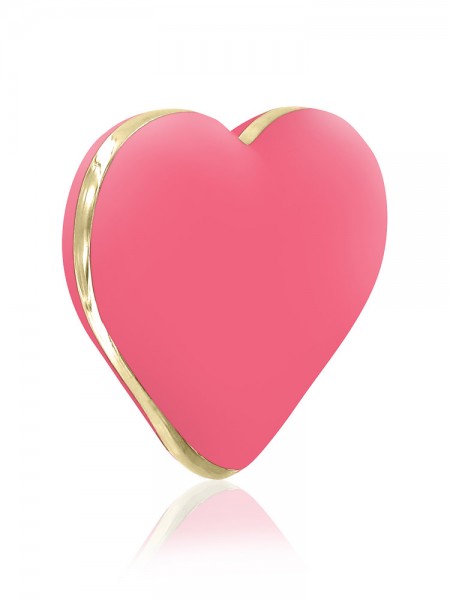 Rianne S Heart Vibe: Aufliegevibrator, rosa/gold