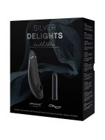 Womanizer Silver Delights Limited Edition: Premium-Toy 2er-Set, schwarz