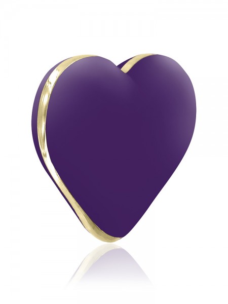 Rianne S Heart Vibe: Aufliegevibrator, lila/gold
