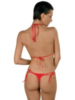 Eros Veneziani: Lack-Bikini, rot
